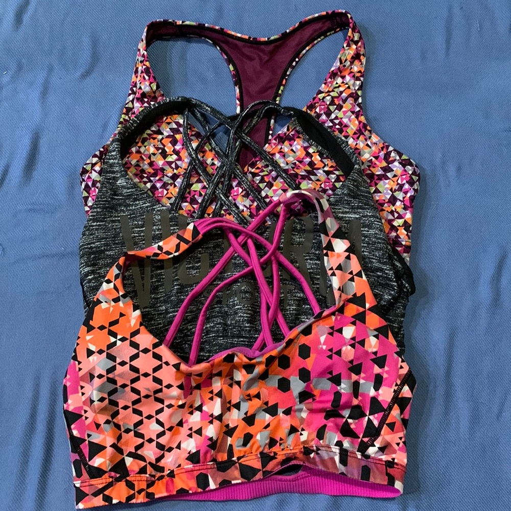Victoria Secret Sports Bra, Bundle of 3